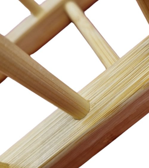 Organizador para Platos de Bambú para Cocina