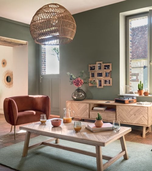 Mesa de Centro "Aeris" de Estilo Natural y Elegante