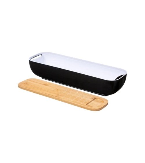 Panera con Tabla y Cuchillo de 40x12 cm para Cocina