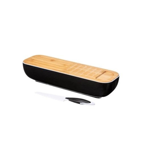 Panera con Tabla y Cuchillo de 40x12 cm para Cocina