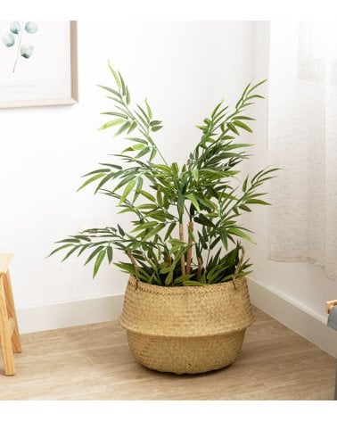 Cesta de Caña Natural de 41 cm