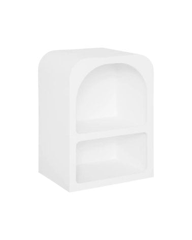 Mesita de Noche Soleya Blanca para una Decoración Elegante y Moderno