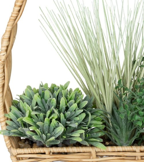 Decoración de Pared con Plantas Artificiales