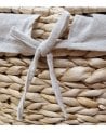 Cesta de Mimbre de 42x28x48cm para Almacenamiento