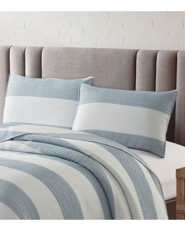 Colcha Bouti Boreal de Líneas Bicolores