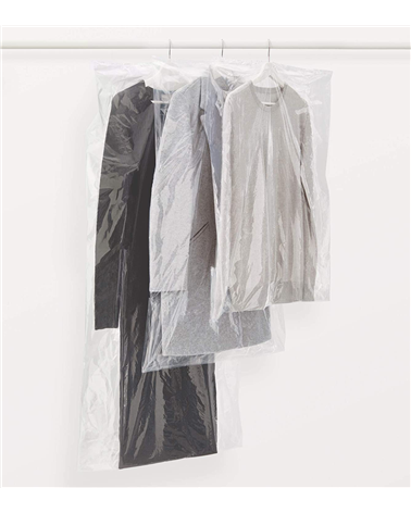 Pack de 3 Fundas de Ropa para Armario Antipolvo