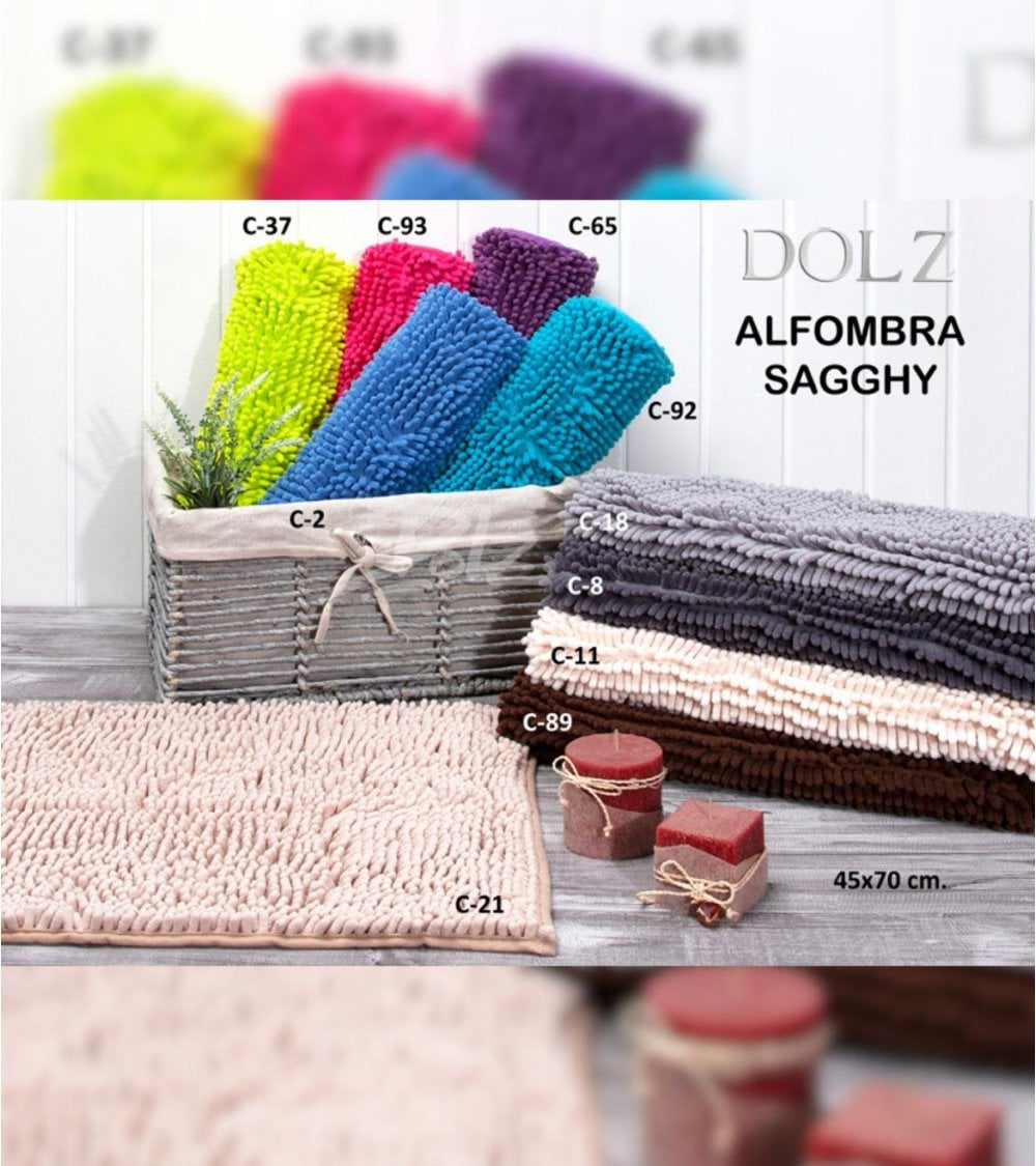 Alfombrilla de Baño Shaggy 45x70cm