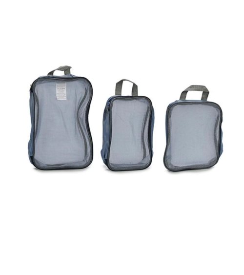 Conjunto de 3 Bolsas para Viaje Prácticas y Duraderas