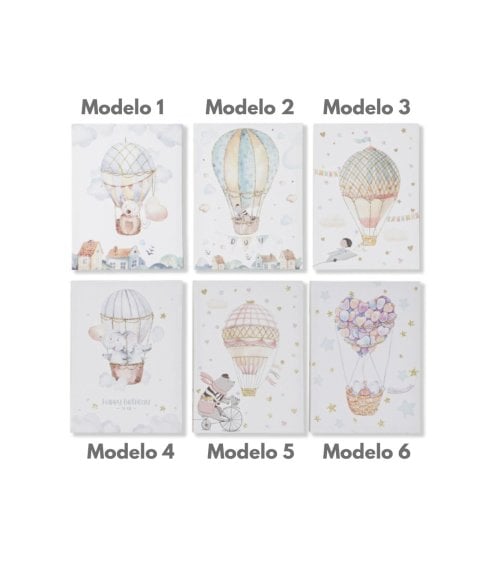 Cuadro Lienzo MDF Globo