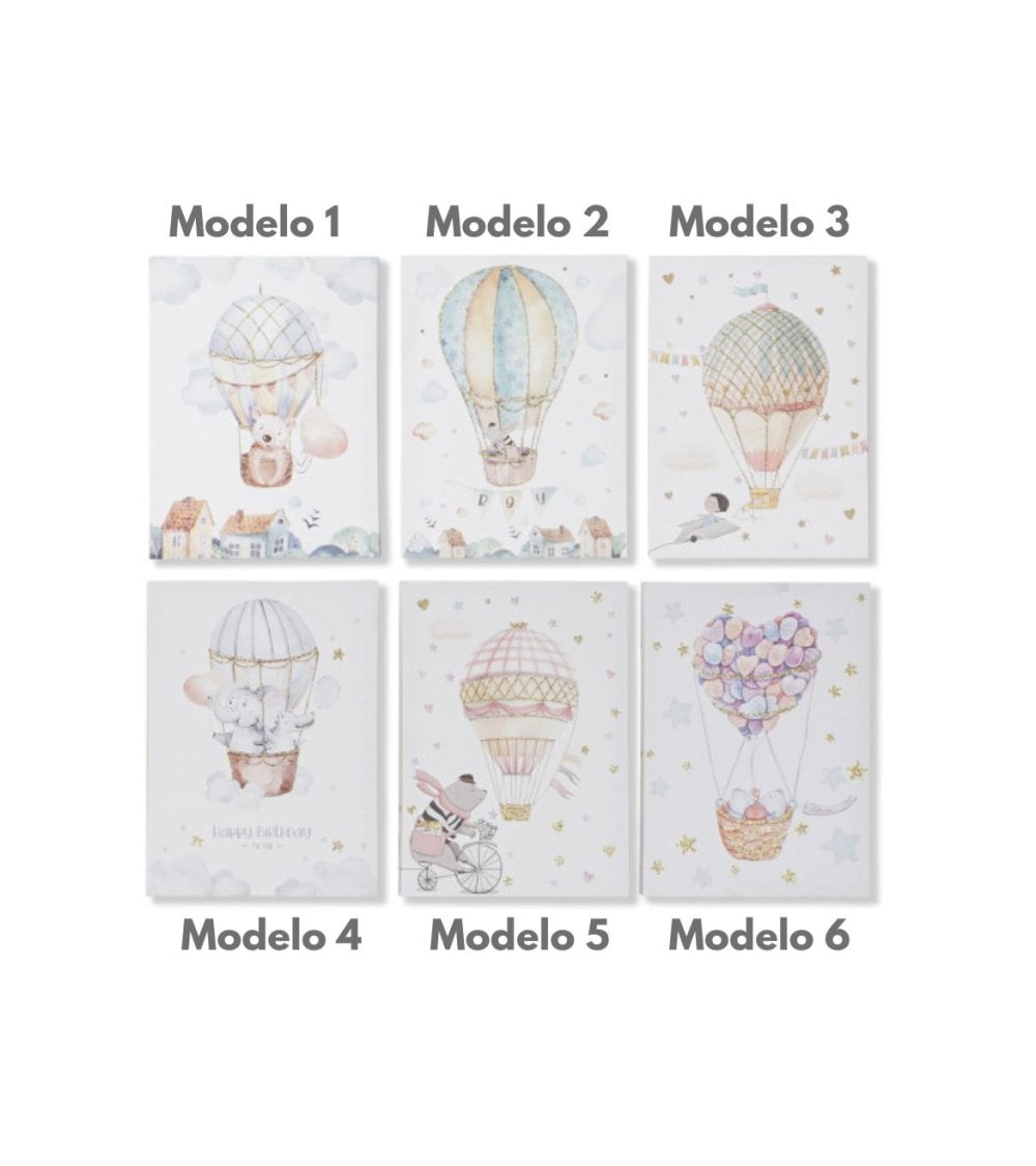 Cuadro Lienzo MDF Globo