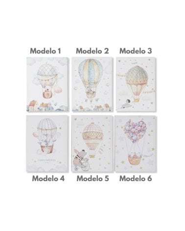 Cuadro Lienzo MDF Globo