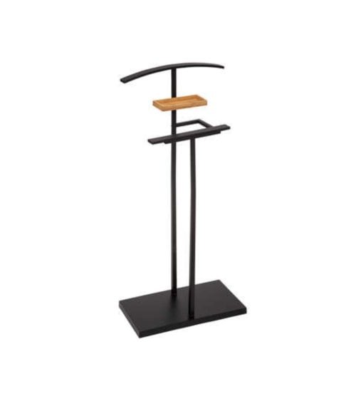 Perchero de Metal Negro Galán - Almacenamiento Elegante