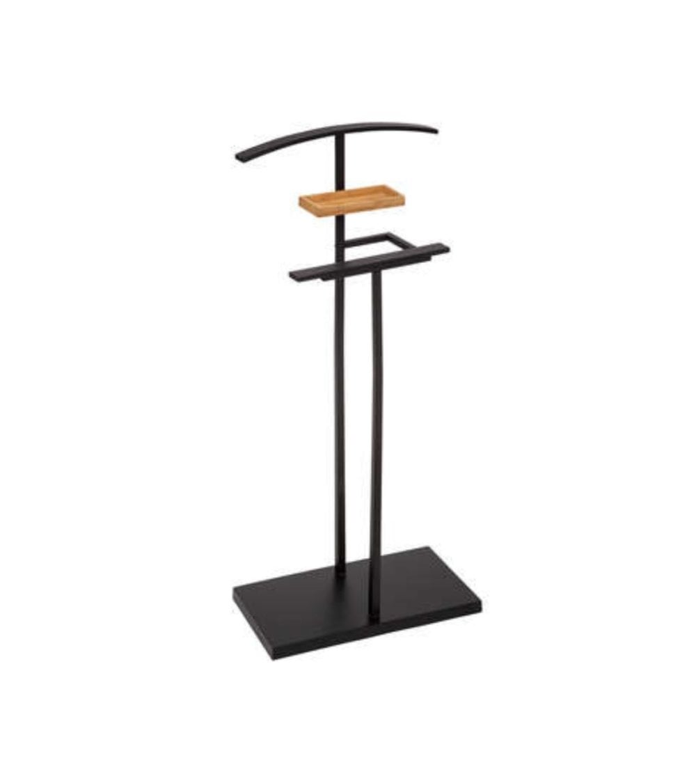 Perchero de Metal Negro Galán - Almacenamiento Elegante