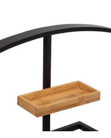 Perchero de Metal Negro - Galán de noche