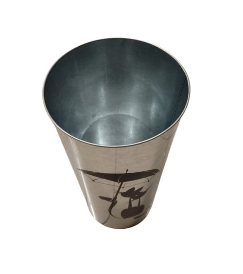 Paragüero metálico con dibujo