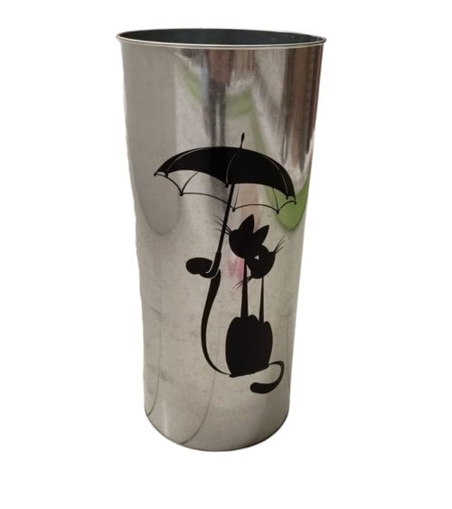 Paragüero metálico con dibujo