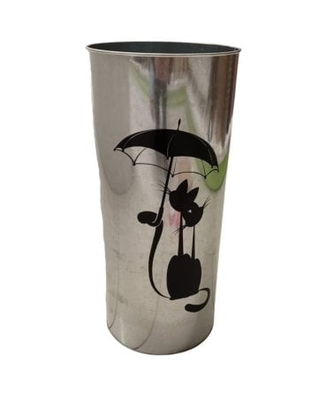 Paragüero metálico con dibujo