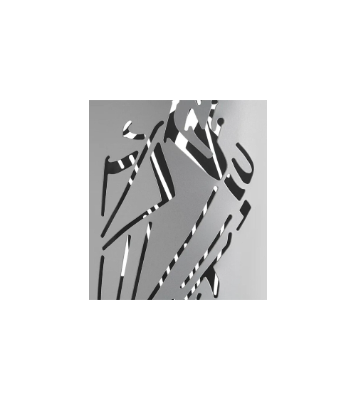 Paragüero Plateado de Metal - Dibujo paraguas