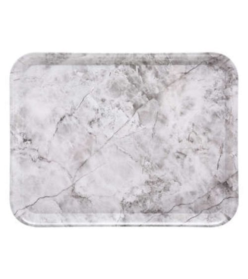 Bandeja de Melamina Efecto Marmol de 43x33cm