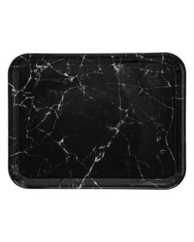 Bandeja de Melamina Efecto Marmol de 43x33cm