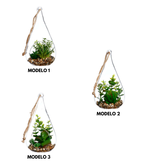 Terrario de Planta Decorativo de 19 cm