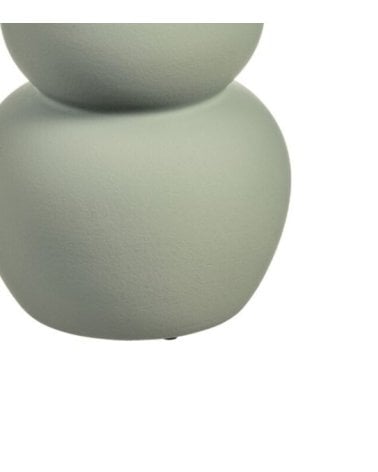 Jarrón de Cerámica en Turquesa Mate - Decoración Elegante