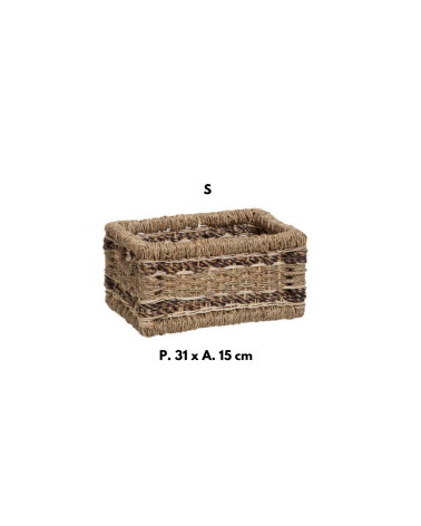 Cesta de Caña Natural - Modelo Giulian