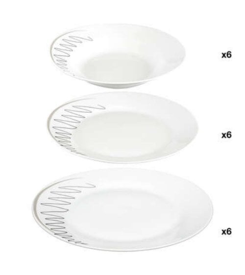 Vajilla Esquisse 18 Piezas