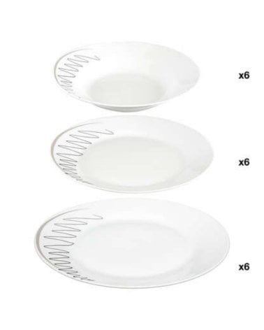 Vajilla Esquisse 18 Piezas