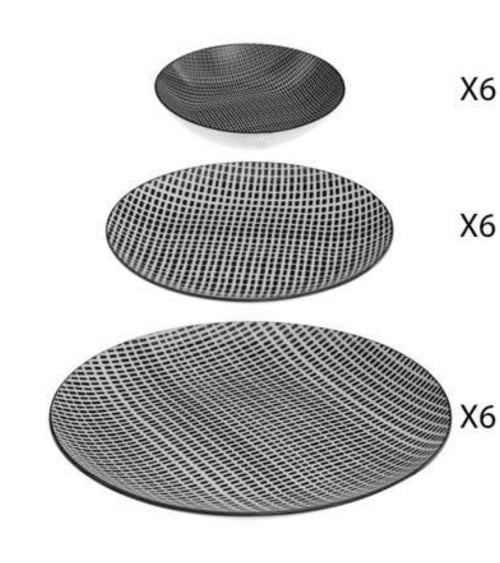 Vajilla Bohemia 18 Piezas