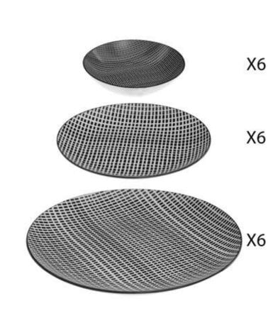 Vajilla Bohemia 18 Piezas