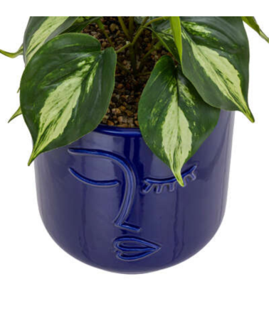 Planta Decorativa con Maceta de Cerámica de 30 cm