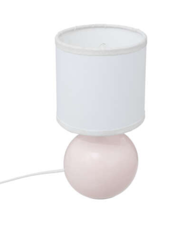 Lámpara de Mesa Rosa de 25 cm