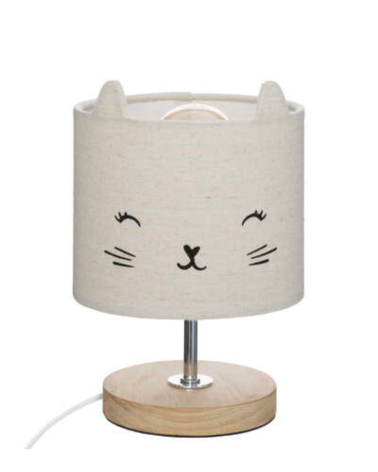 Lámpara de Mesa Infantil con Pantalla