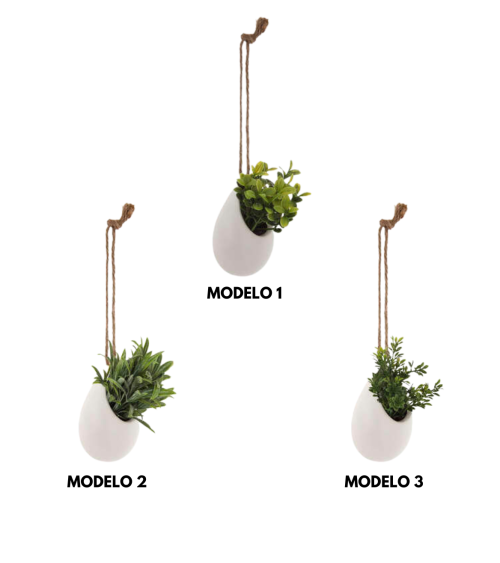 Planta Decorativa Colgante de 10 cm - Varios Modelos