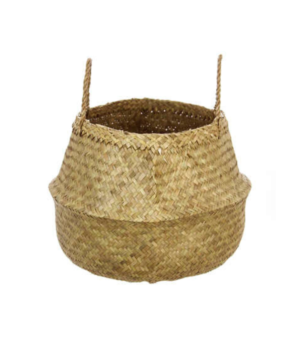 Cesta de Caña Natural de 41 cm