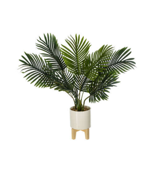 Palmera Decorativa Maceta de Cerámica de 72 cm