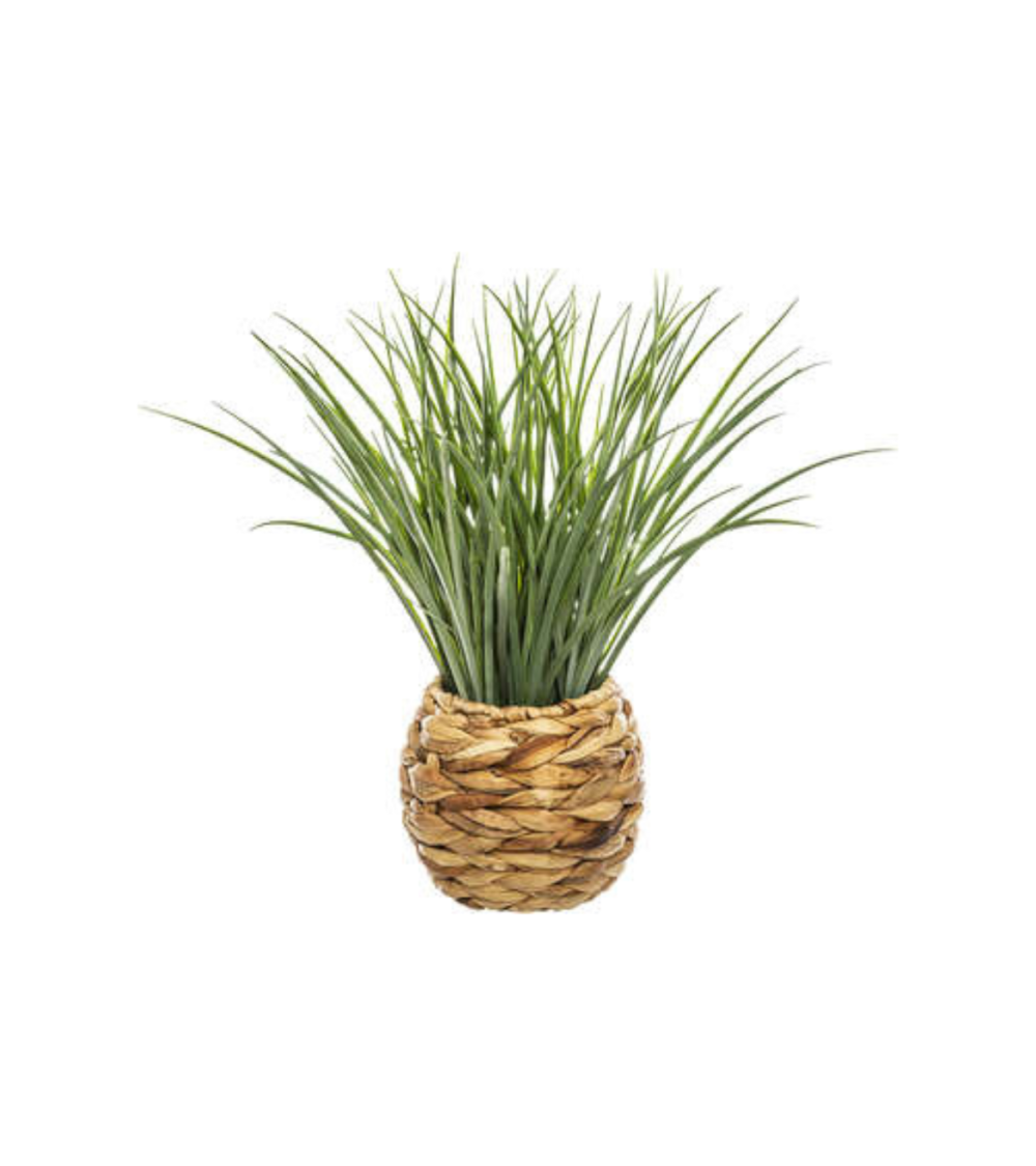 Planta Decorativa en Maceta Trenzada de 46 cm