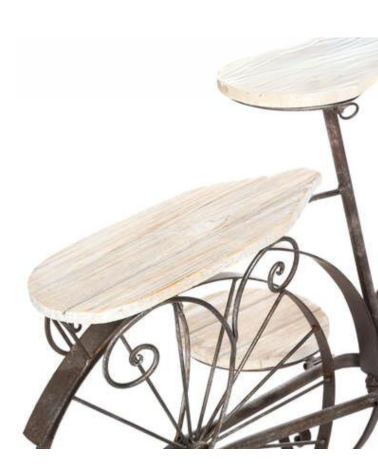 Portamacetas Estilo Bicicleta de 59 cm