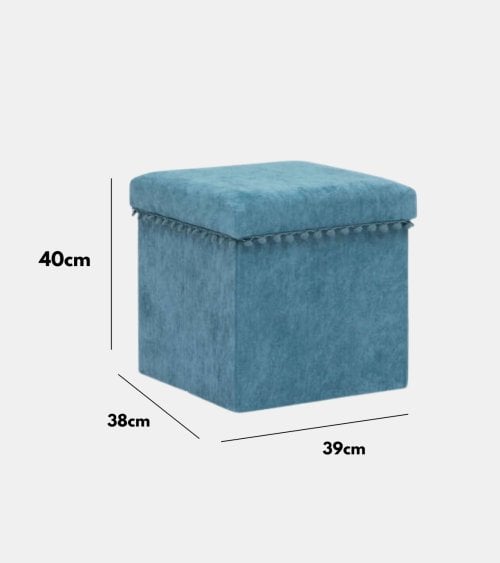 Puff Plegable 40x39x38 cm