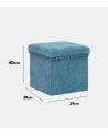 Puff Plegable 40x39x38 cm