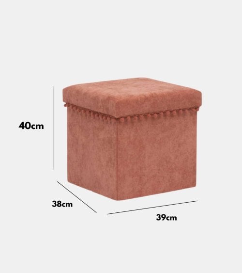 Puff Plegable 40x39x38 cm
