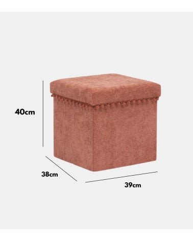 Puff Plegable 40x39x38 cm