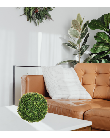Planta Decorativa Bola de Boj de 28 Cm