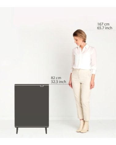 Cubo con Patas Bo Touch Bin Hi de 60 Litros