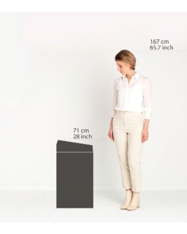 Cubo de Basura Táctil de 60 Litros