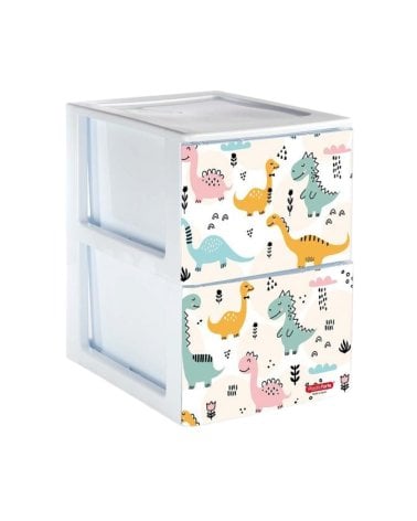 Cajonera de 2 Cajones Diseño Dino