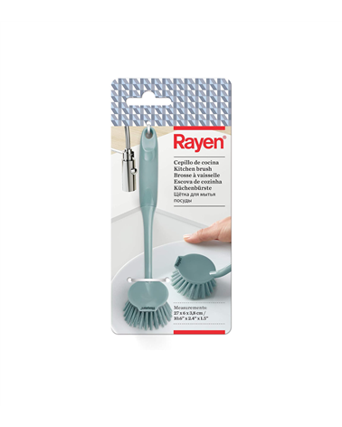 Cepillo de Limpieza con Rascador de Rayen