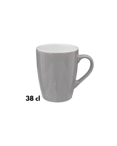 Taza Alta Gris de 38 cl - Modelo Colorama