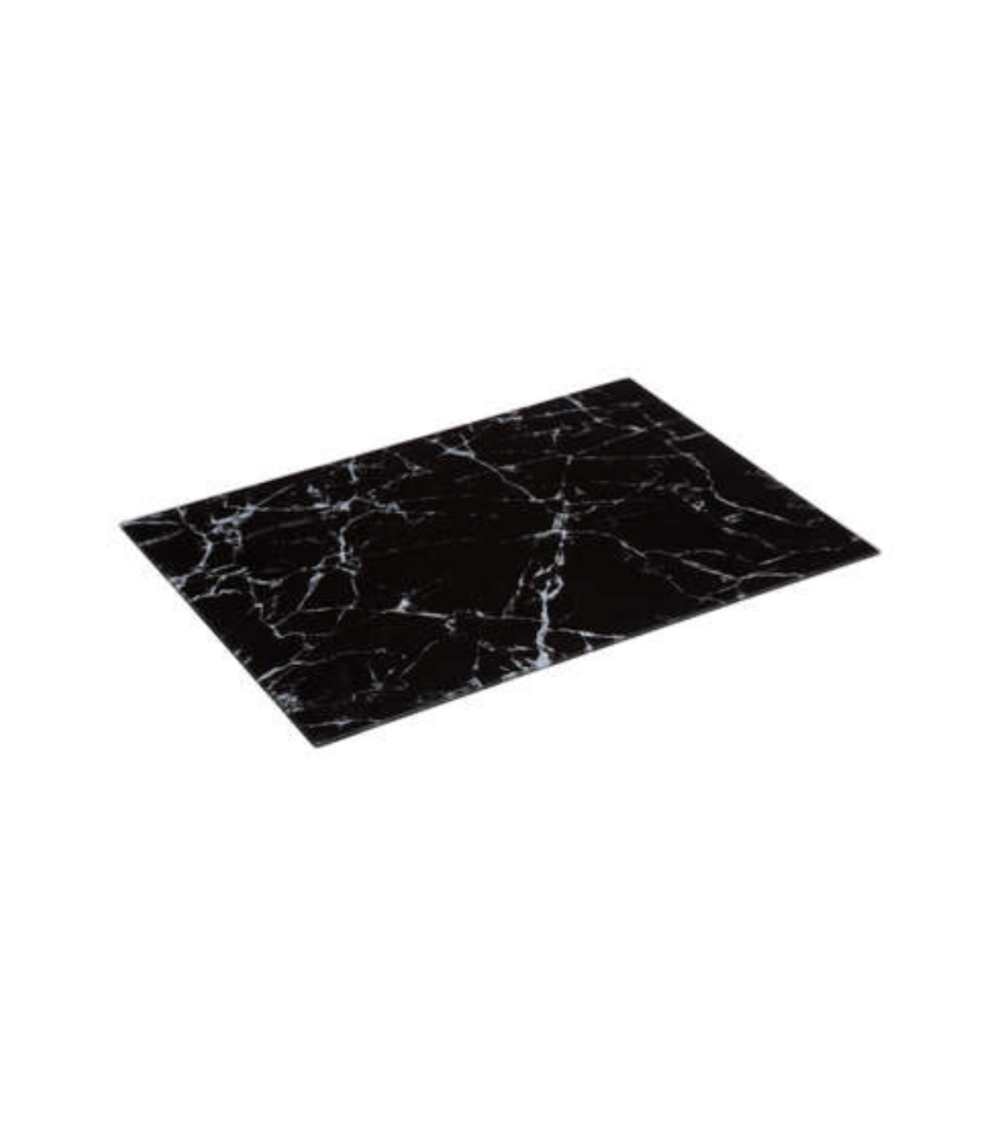 Tabla de Cortar de Efecto Mármol Negro 40 de cm